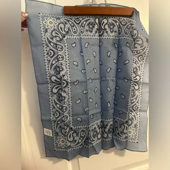 Light Blue Handkerchief - Picture 4 of 6